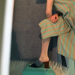 Nine West Two-Tone Denim Pumps